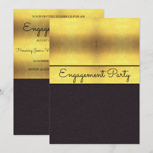Convite Elegante Noivado em Ouro e Preto