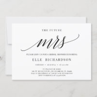 Elegante para o futuro chá de panela