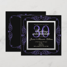 Elegante Pérola Emoldurada 30º Aniversário de Casa