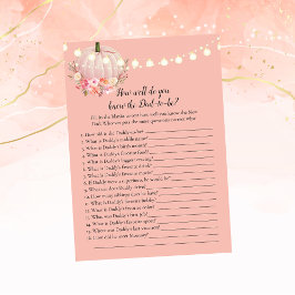 Convite Elegante Pumpkin Que Conhece O Melhor Jogo De Chá 