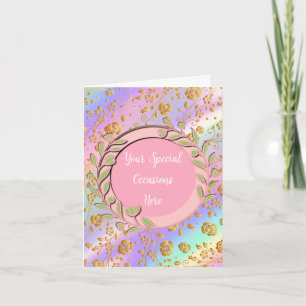 Convite Elegante Quadro Floral: para Todas as Ocasiações