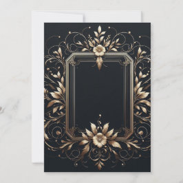 Convite Elegante Quadro Salvar A Data