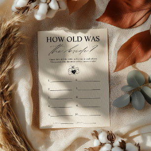 Convite Elegante Quantos Anos Teve O Jogo do Chá de panela