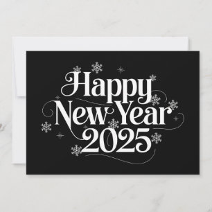 Convite Elegante que Feliz ano novo 2025