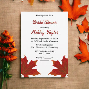 Convite Elegante queda rustica deixa Chá de panela românti