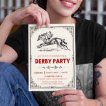 Elegante Raça de Cavalos Derby