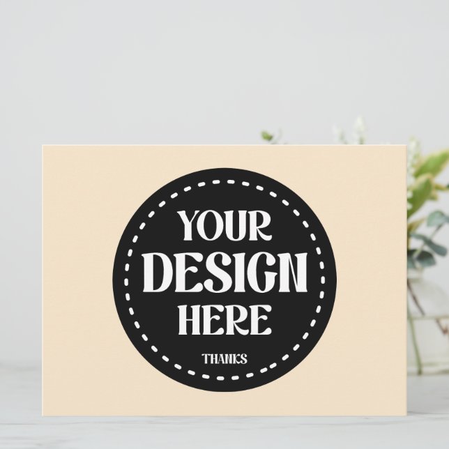 Convite Elegante, refinado, elegante e minimalista (Em pé/Frente)