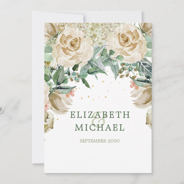 Convite Elegante Rosa Judeu Casamento Moderno Chuppah (Frente)