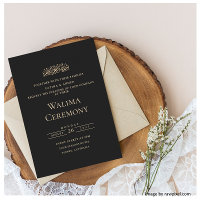 Elegante Roteiro Cerimônia de Walima Muçulmana Dou