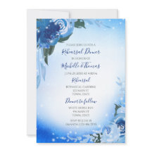 Elegante Royal Blue Watercolor