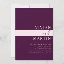 Elegante Royal Crimson Wedding All-in-one QR