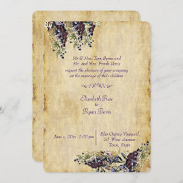 Convite Elegante, Russo do País, Casamento Vineyard