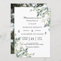 Elegante Russo Eucalyptus Deixa Casamento Verde