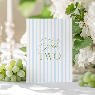 Convite Elegante Sage Green & Blue Núm. 2