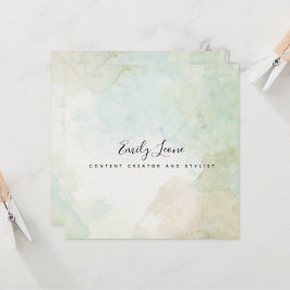 Convite Elegante Sage Green Watercolor