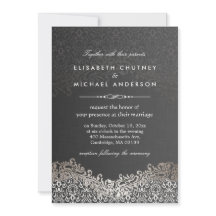 Elegante Silver Damask - Casamento Formal Clássico