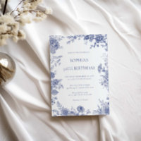 Elegante Toile French Blue toile 50º aniversário