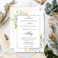 Elegante Verde com Casamento de Manchas de Aquarel