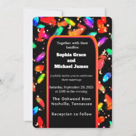 Convite Elegante Verde Deixa a Natureza Design | Botão Mín