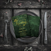 Elegante Vintage Livro Verde Antigo, Caligrafia Do