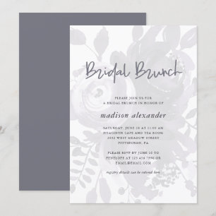 Convite Elegante Vintage Olha Bridal Floral Brunch