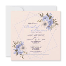 Elegante Violet Cinco Rosas Petal