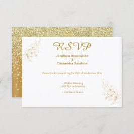 CONVITE ELEGANTES IMPRESSÕES ORO FOLHA D'ORO CRISTAL RSVP