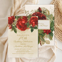 Elegantes Rosas Vermelhas Antigas para 80º Anivers