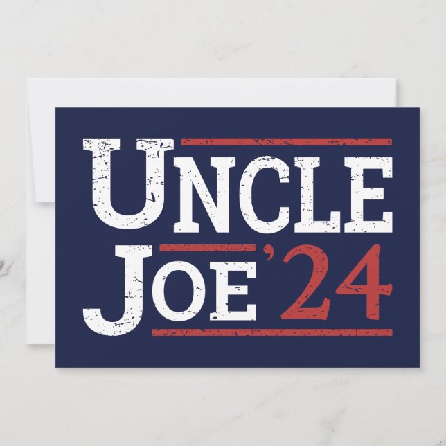 Convite Eleição 2024 - Tio Joe I (Frente)