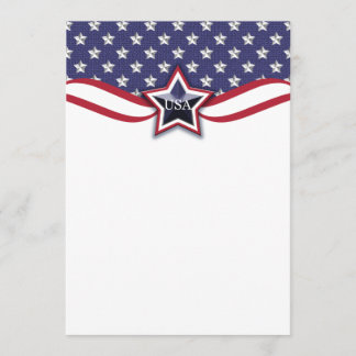 Convite Eleição da Campanha Política Patriótica 4 de julho