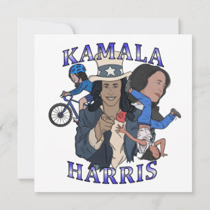 Convite Eleição de Estilo de Rap Bootleg Kamala Harris