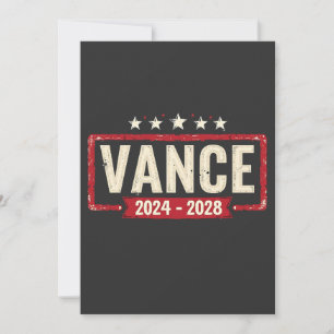 Convite Eleição De Jd Vance Trump 2028 Presidente Votação
