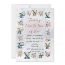 Elephants & Boho Jungle Flowers no Aniversário da