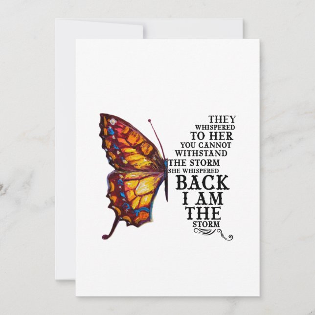 Convite Eles A Sussurraram. Você Não Pode Suportar A Tempe (Frente)