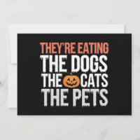 Eles Estão Comendo Os Cães Os Gatos Os Animais de