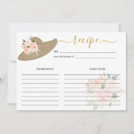 Convite Eles estão indo para a placa de recebimento do Chá