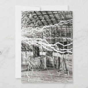 Convite Eletricidade Nikola Tesla