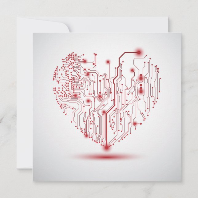 Convite elétrico do coração (Frente)