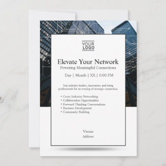 Convite Elevate Your Network Invition Template