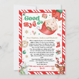 Convite Elf Goodbye Letter Goodbye from Elf Christmas