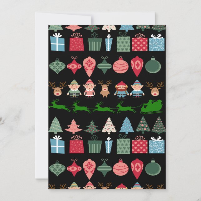 Convite Elfos de Natal e Mais (Frente)