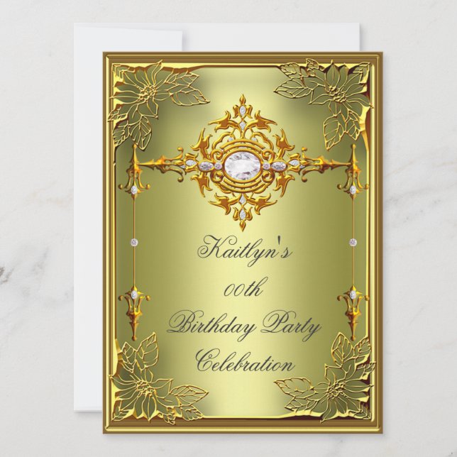 Convite Elite Avocado Green Festa de aniversário 2 (Frente)