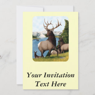 Convite Elk Wapiti