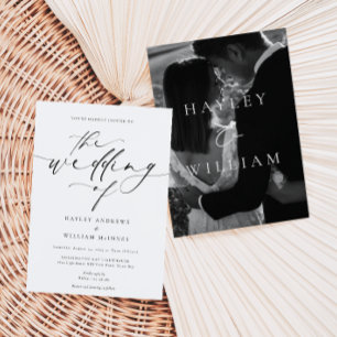 Convite Ellesmere Casamento Minimalista