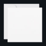 Convite em Branco 13,3cmx13,3cm<br><div class="desc">{"description": "Celebre um dia especial com estilo"}</div>