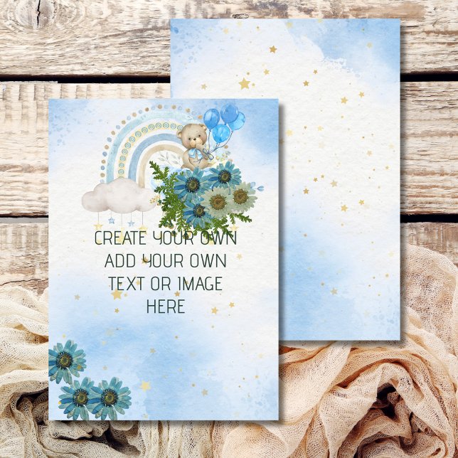 Convite em Branco Adicione o Seu Próprio DIY Mal P (Criador carregado)