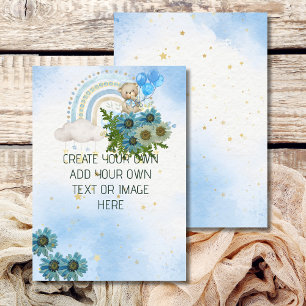 Convite Em Branco Adicione Seu Próprio DIY Mal Podemos Esp