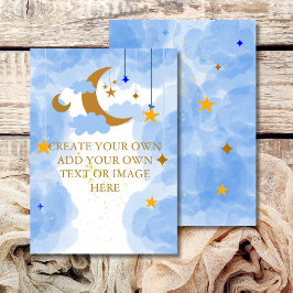 Convite Em Branco Adicione Seu Próprio DIY Twinkle Twinkle