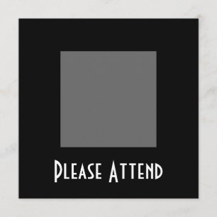 CONVITE EM BRANCO - CRIE SEU PRÓPRIO MODELO PERSONALIZADO