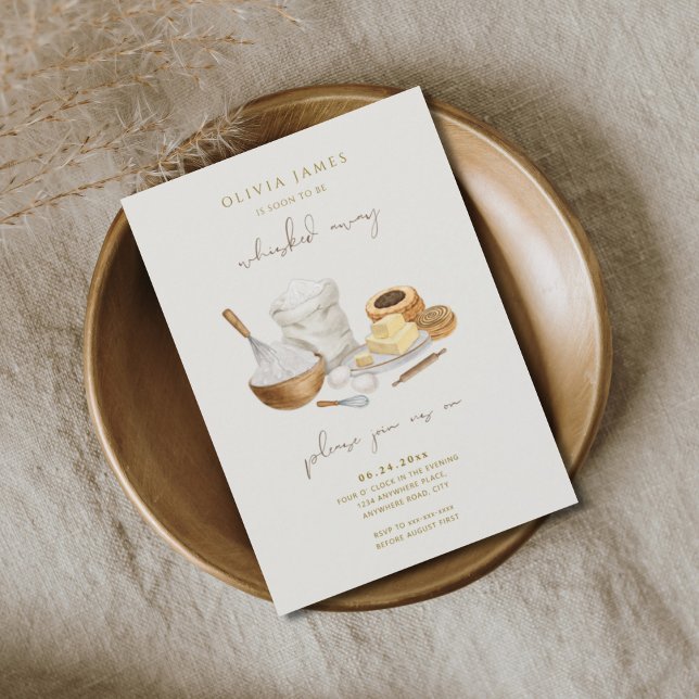 Convite Em breve para ser levado para longe, chá de panela (Criador carregado)